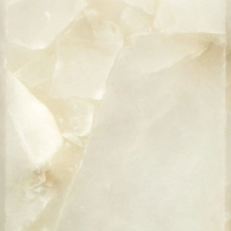 White Alabaster Borealis Cube Pendant Pendants LOOMLAN By Jamie Young