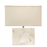 White Alabaster Borealis Table Lamp Table Lamps LOOMLAN By Jamie Young