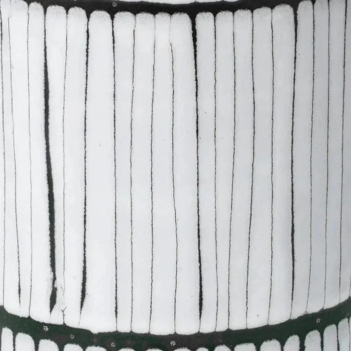 White Ceramic Striae Vessels (Set of 3) - LOOMLAN - Jamie Young - Vases & Jars