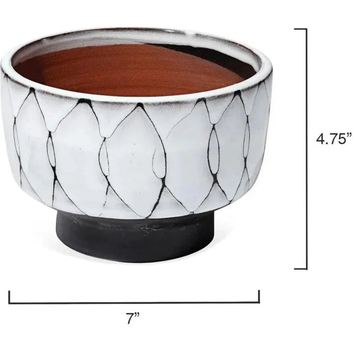 White Ceramic Striae Vessels (Set of 3) - LOOMLAN - Jamie Young - Vases & Jars