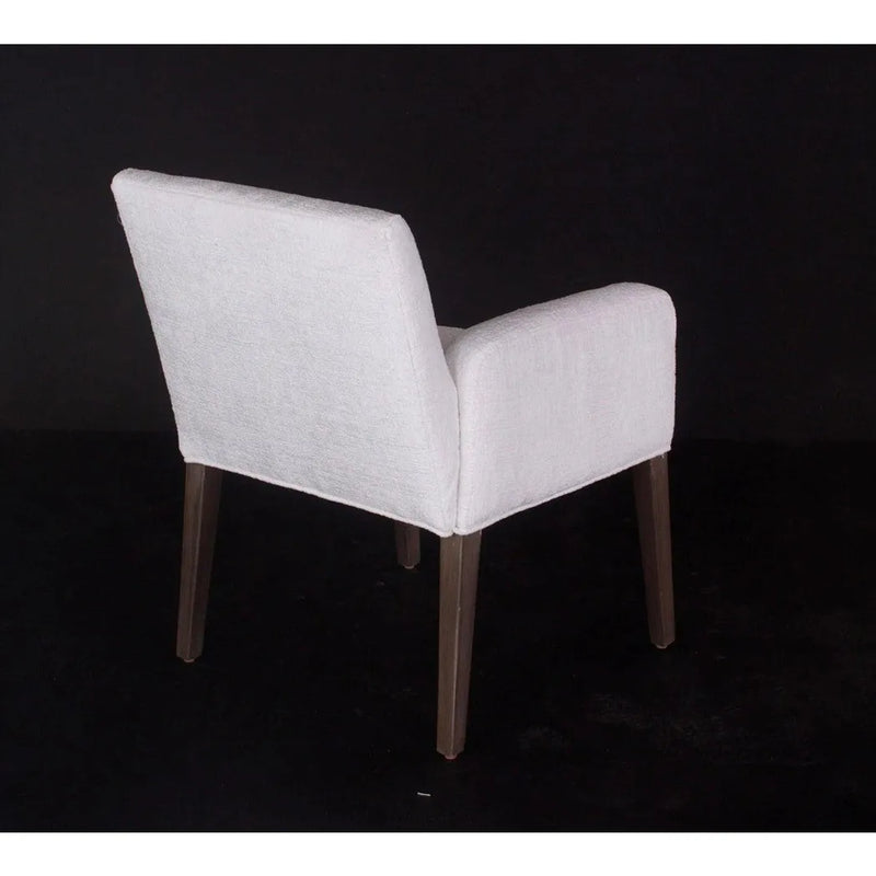 White Dining Chair Charly With Arms