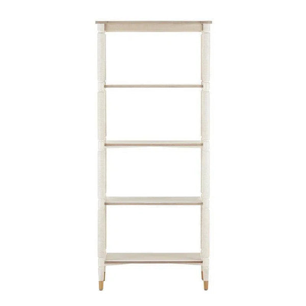 White Fog Brass Aster Etagere Winterthur Collection Etageres LOOMLAN By Currey & Co