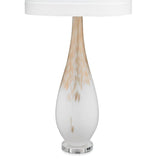 White Glass Acrylic Dewdrop Table Lamp Table Lamps LOOMLAN By Jamie Young