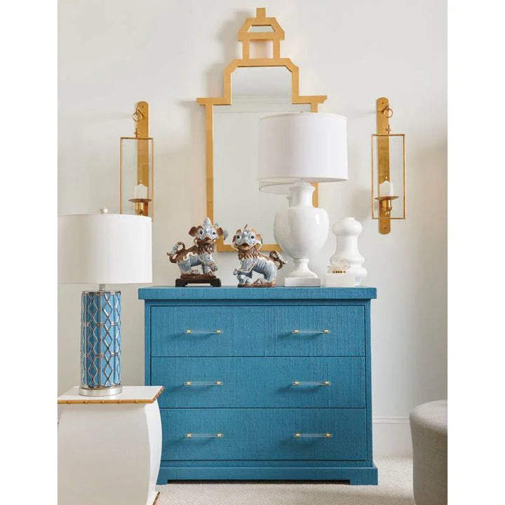 White Lacquered Wooden Drinks Table - LOOMLAN - Chelsea House - Side Tables