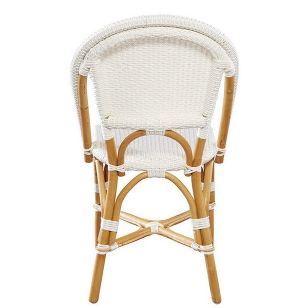 White Leroy Side Chair Set of 2-Dining Chairs-Furniture Classics-LOOMLAN