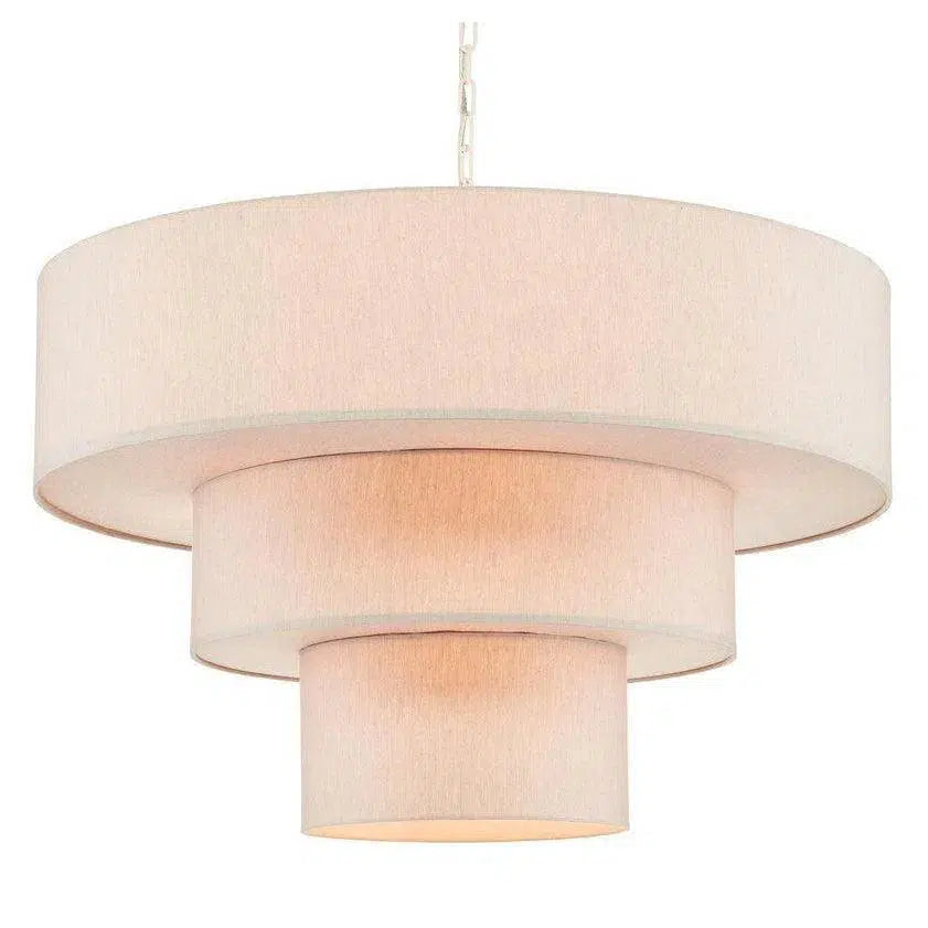 White Linen Livello Chandelier