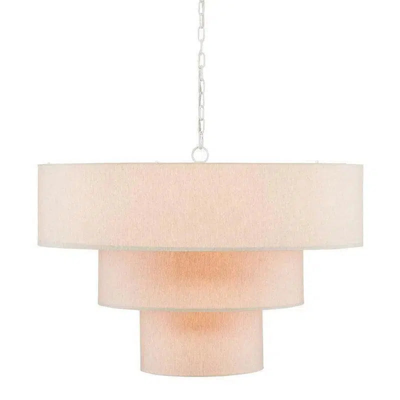 White Linen Livello Chandelier