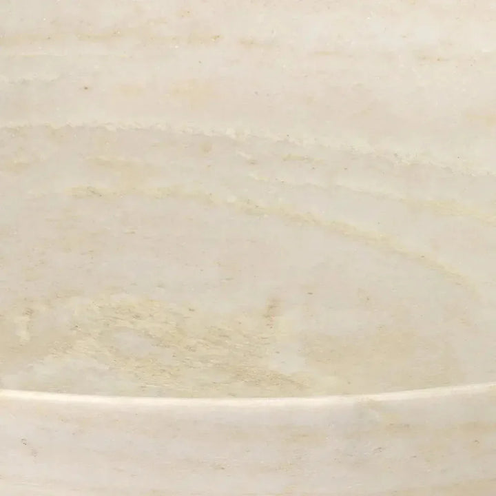 White Marble Bowl - LOOMLAN - Jamie Young - Boxes & Bowls