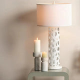 White Marble Daphne Candleholder