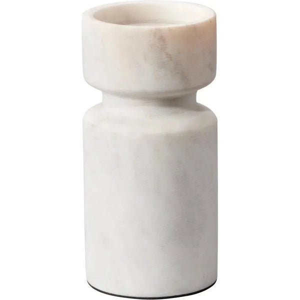 White Marble Daphne Candleholder