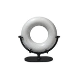 White Marble Ring - Modern Table Top Decor - Small Statues & Sculptures LOOMLAN By Jamie Young