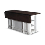 White Modern Kitchen Island Bar Table