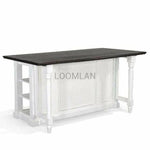 White Modern Kitchen Island Bar Table