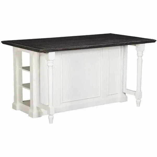 White Modern Kitchen Island Bar Table - LOOMLAN - Sunny D - Bar Tables