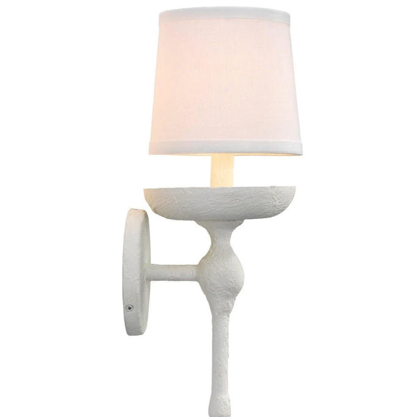 White Plaster Concord Wall Sconce Wall Sconces LOOMLAN By Jamie Young