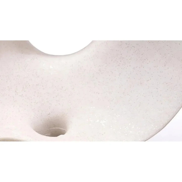 White Polyresin Obscure Table Lamp - LOOMLAN - Jamie Young - Table Lamps