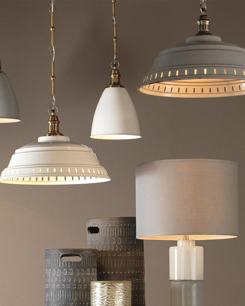 White Provisions Pendant Light Over Island Pendants LOOMLAN By Jamie Young