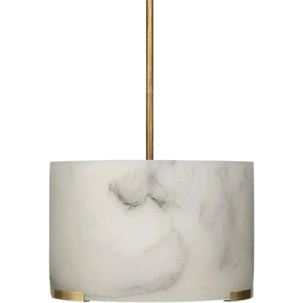 White Resin Elancourt Pendant - LOOMLAN - Jamie Young - Pendants