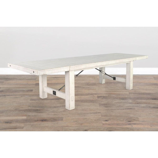 White Sand Extension Table White Dining Tables LOOMLAN By Sunny D