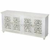 White Sideboard Buffet Storage Solution