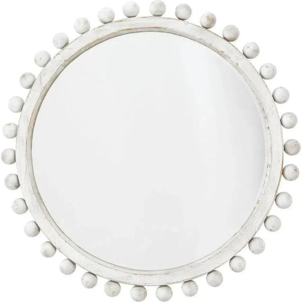 White Washed Fir Wood Brighton Wall Mirror - LOOMLAN - Jamie Young - Wall Mirrors