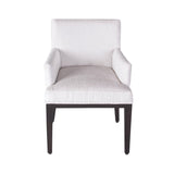 White With Arms Dining Chair Jenn-Dining Chairs-Peninsula Home-LOOMLAN