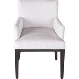 White With Arms Dining Chair Jenn