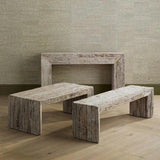 Whitewash Kanor Console Table Reclaimed Wood