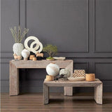 Whitewash Kanor Console Table Reclaimed Wood