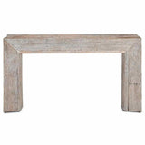 Whitewash Kanor Console Table Reclaimed Wood