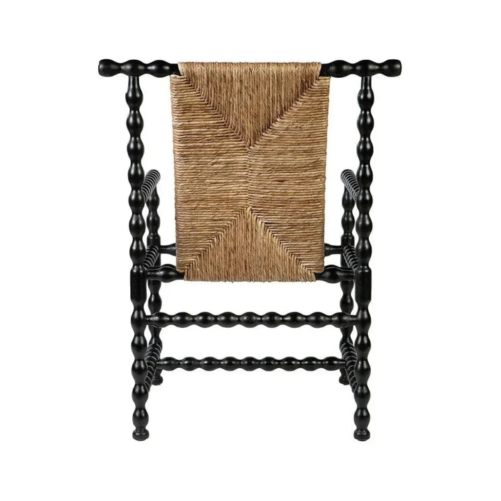 Wichita Handwoven Rush Occasional Chair - LOOMLAN - Furniture Classics - Accent Chairs