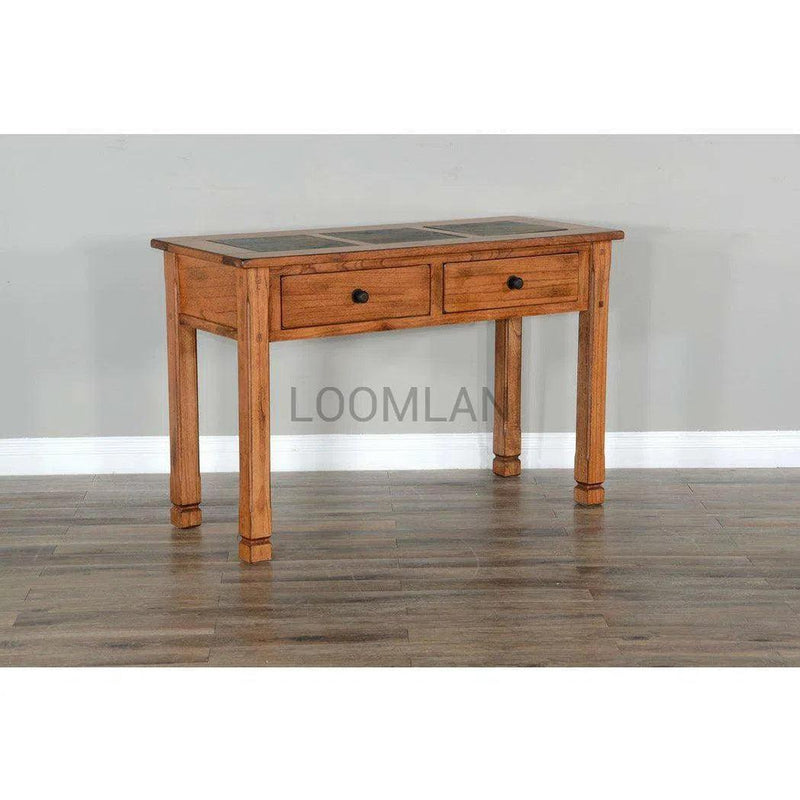 Wide Sofa Table 2 Large Drawers