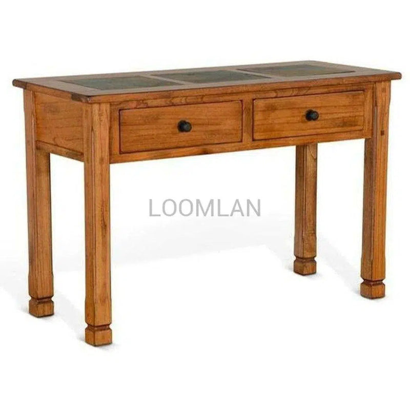 Wide Sofa Table 2 Large Drawers