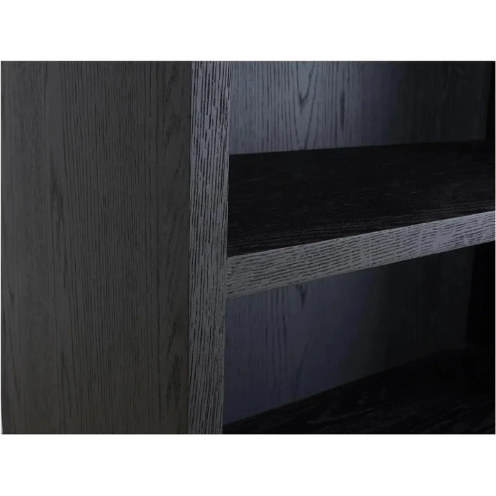 Wilde Wood Black Display Cabinet - LOOMLAN - Moe's Home - Bookcases