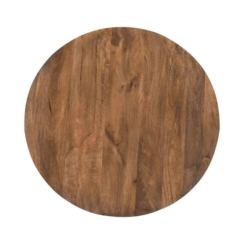 Wilder Wooden Round Coffee Table-Coffee Tables-LH Imports-LOOMLAN