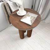 Wilder Wooden Round Side Table