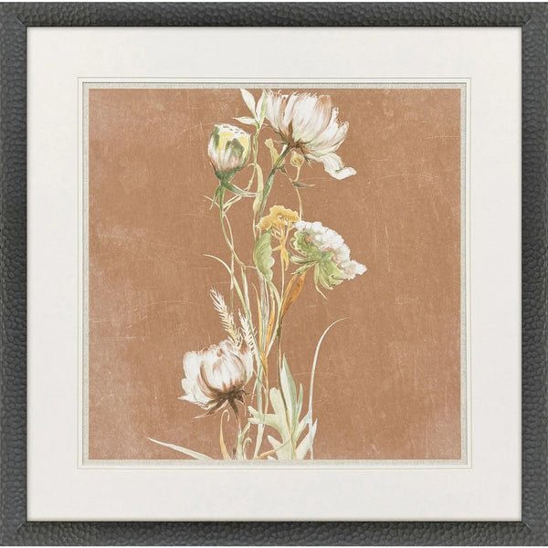 Wildflowers Wood White Framed Wall Art