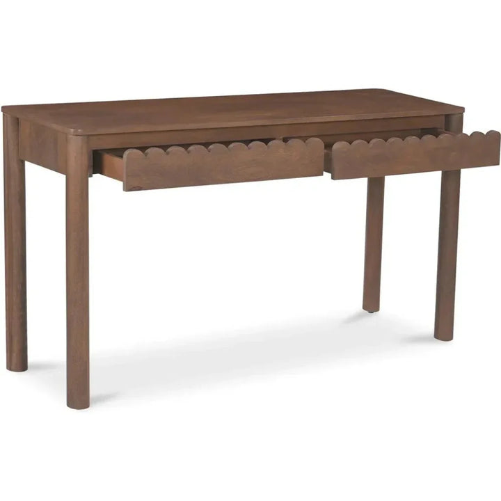 Wiley Wood Brown Rectangular Console Table - LOOMLAN - Moe's Home - Console Tables