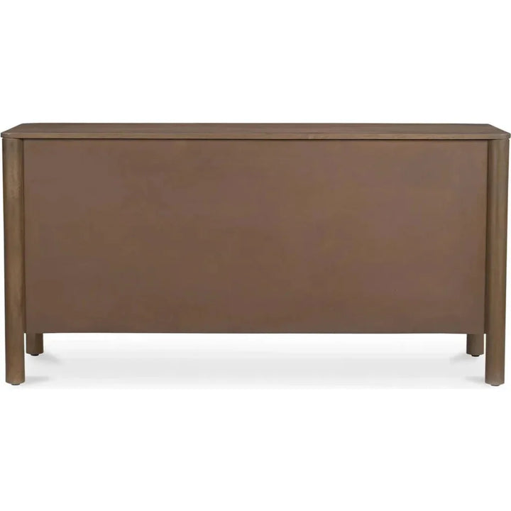 Wiley Wood Vintage Brown 3 Drawer Sideboard - LOOMLAN - Moe's Home - Sideboards