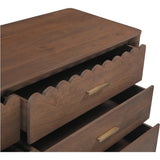 Wiley Wood Vintage Brown Dresser