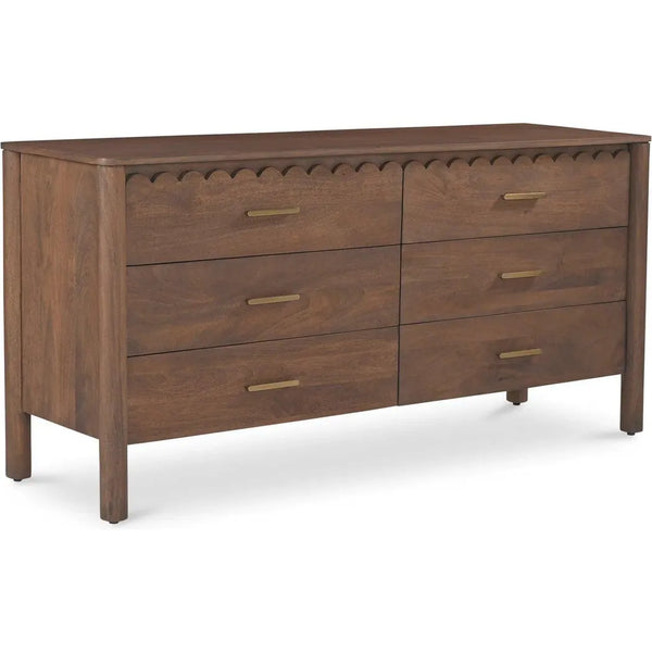 Wiley Wood Vintage Brown Dresser