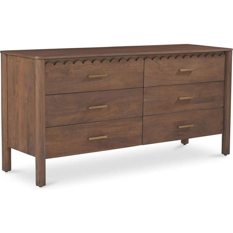 Wiley Wood Vintage Brown Dresser