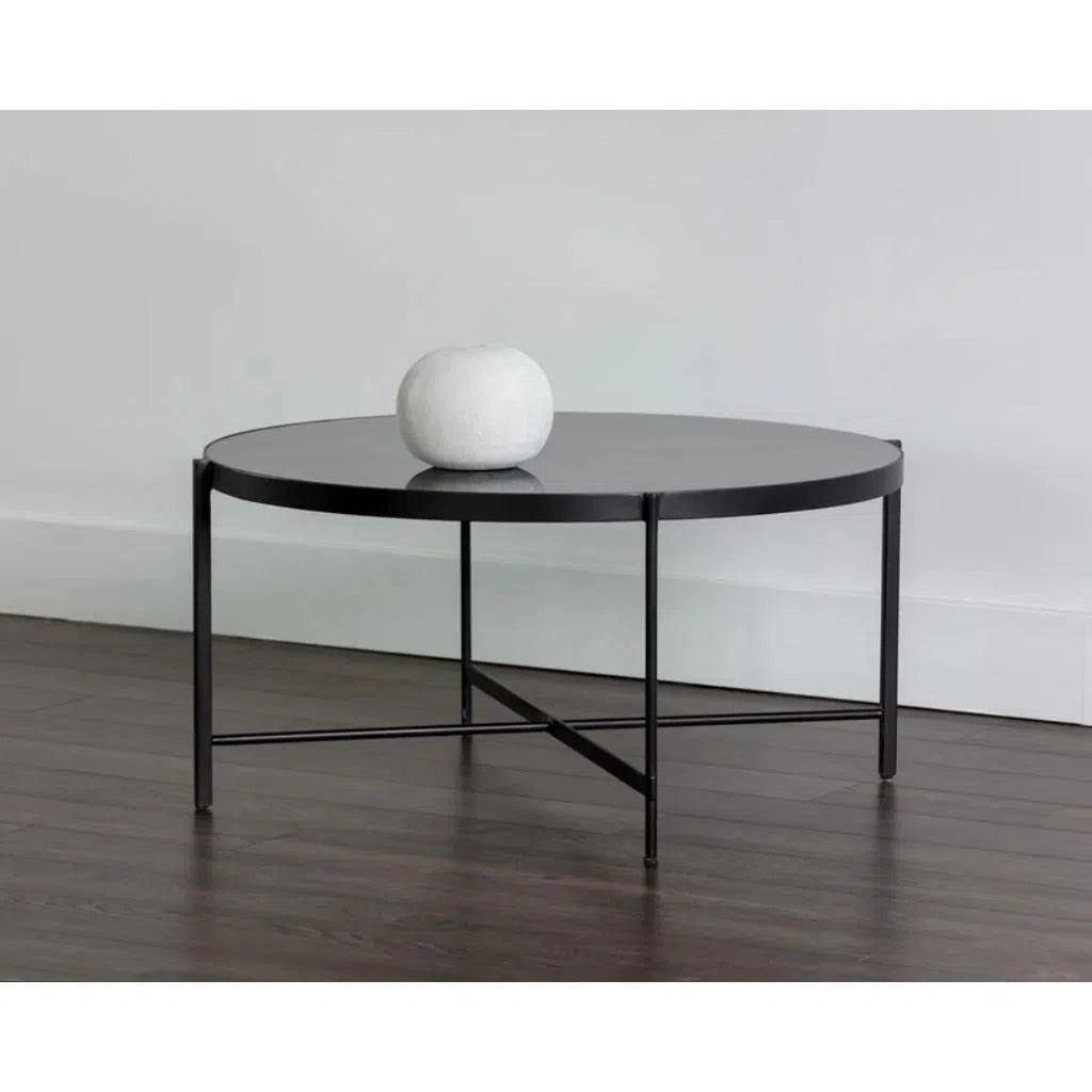 Willem Steel Based Round Coffee Table