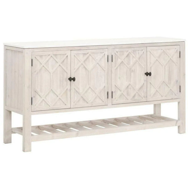 Willow Media Sideboard White Wash Pine White Quartz Sideboards LOOMLAN By Essentials For Living