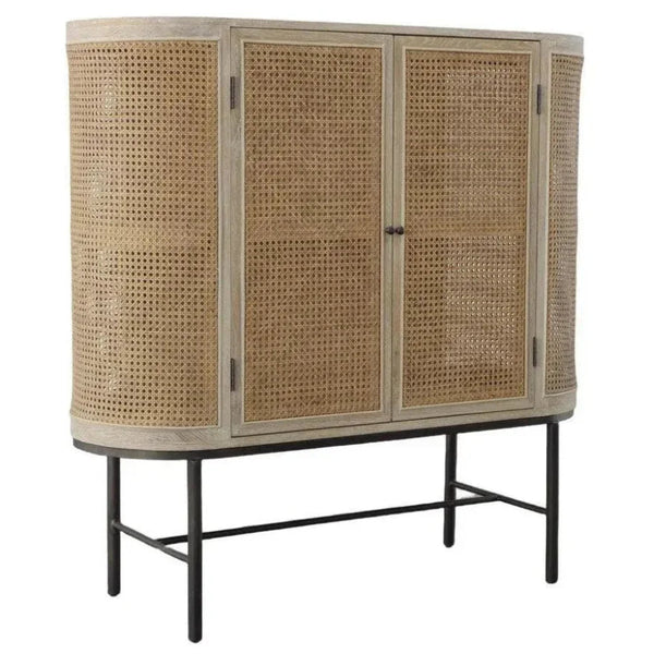 Windell Wood Brown Cabinet - LOOMLAN - Furniture Classics - Accent Cabinets