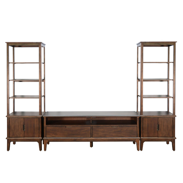 Windmere Two Drawers Media Console with Shelving Unit