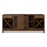 Wine Bar Cabinet With Drawers