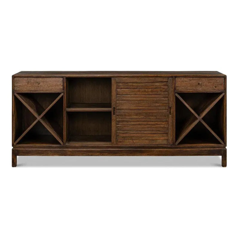 Wine Bar Cabinet With Drawers