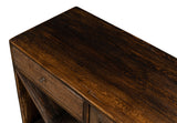 Wine Bar Cabinet With Drawers-Home Bar Cabinets-Sarreid-LOOMLAN