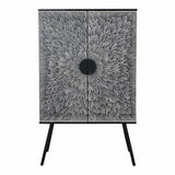 Wine Cabinet Black and White Retro Bar Home Bar Cabinets LOOMLAN By Moe's Home